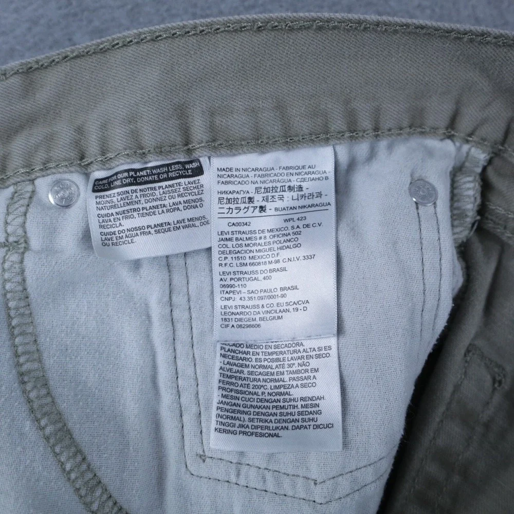 Levi's 505 Jeans Mens 40x30 Regular‎ Fit 5-Pocket Cotton Denim Beige